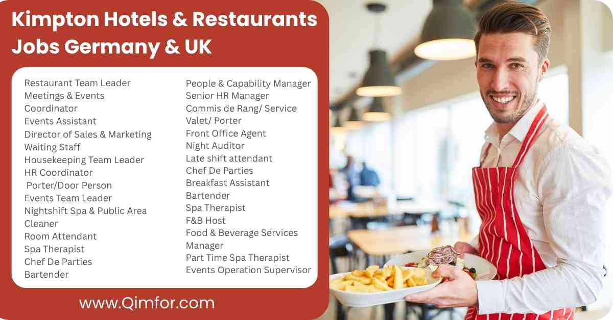 Kimpton Hotels & Restaurants Jobs Germany & UK