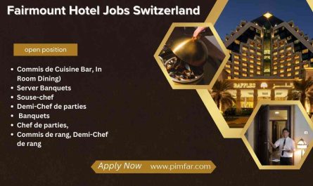 Fairmount Hotel Jobs Switzerland