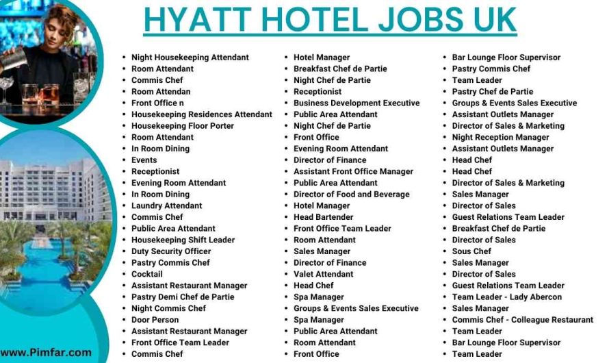 Hyatt Hotel Jobs UK