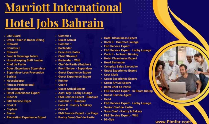 Marriott International Hotel Jobs Bahrain