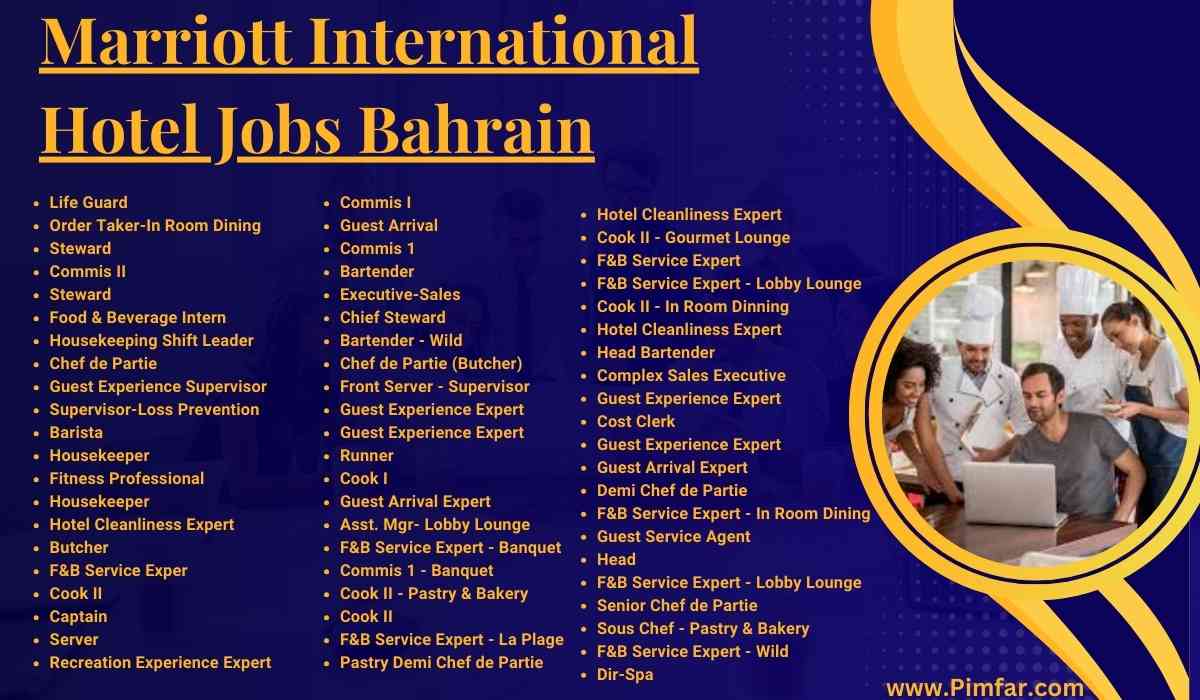 Marriott International Hotel Jobs Bahrain