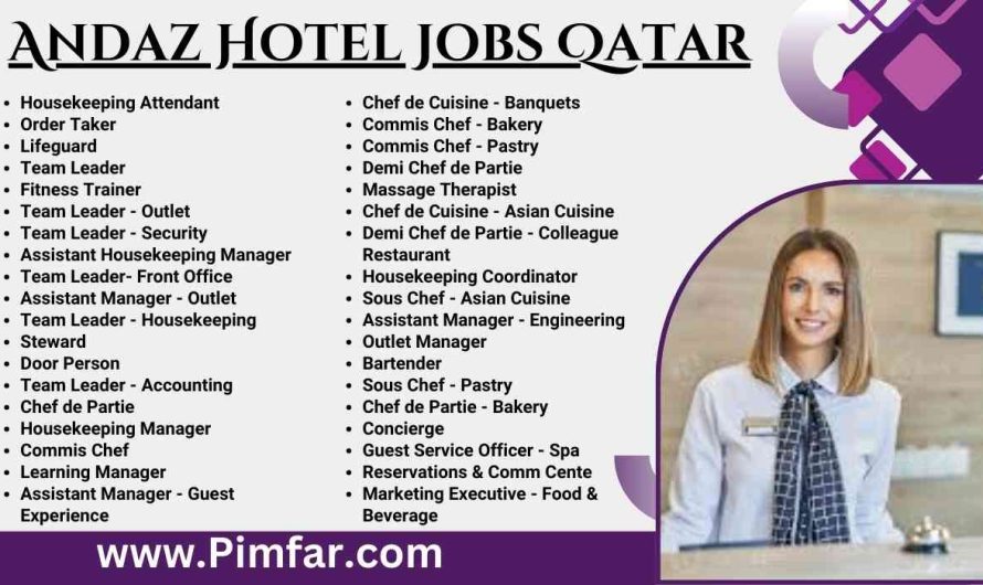 Andaz Hotel Jobs Qatar