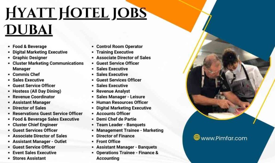 Hyatt Hotel Jobs Dubai