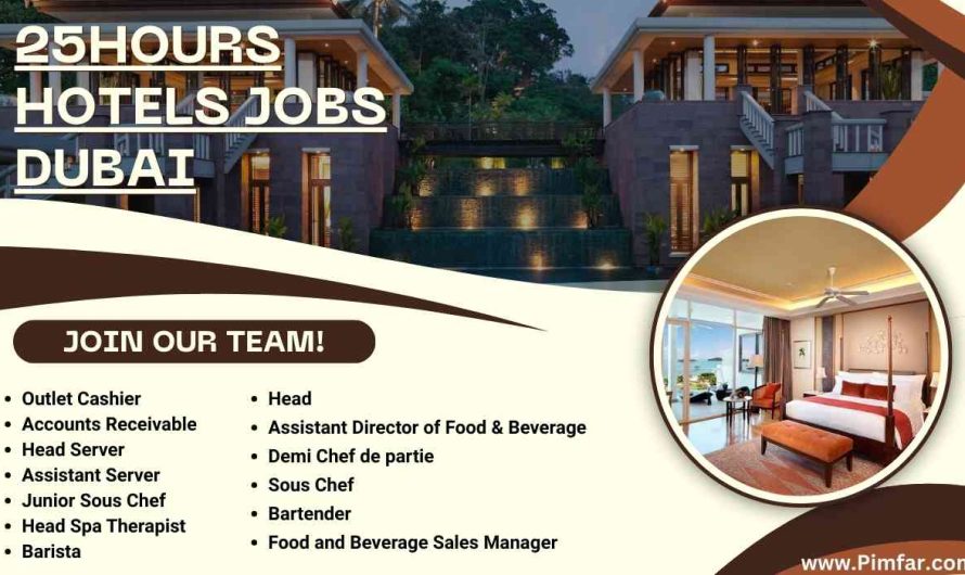25hours Hotels Jobs Dubai