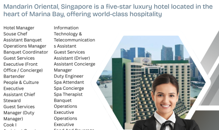 Mandarin Oriental, Hotel Jobs Singapore