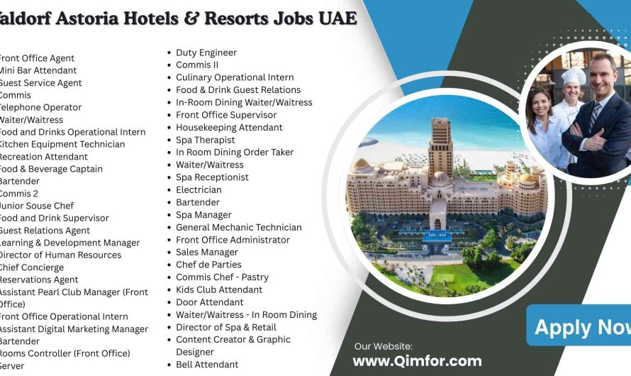 Waldorf Astoria Hotels & Resorts Jobs UAE