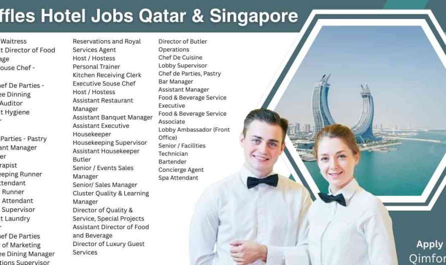 Raffles Hotel Jobs Qatar & Singapore