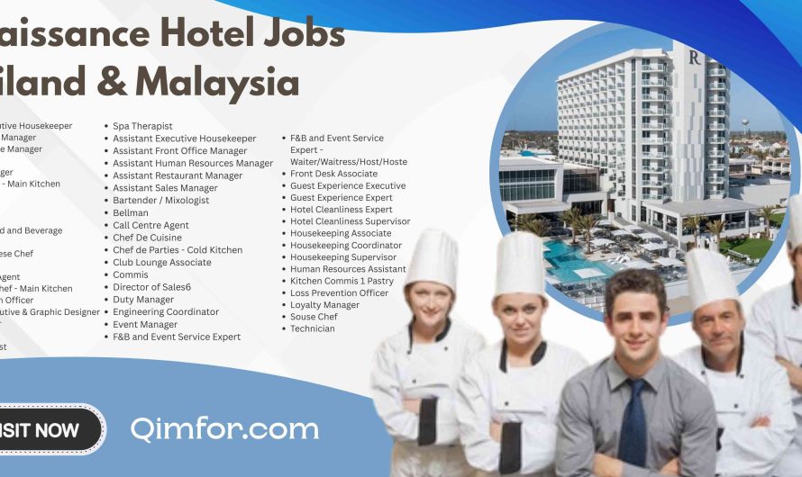 Renaissance Hotel Jobs Thailand & Malaysia