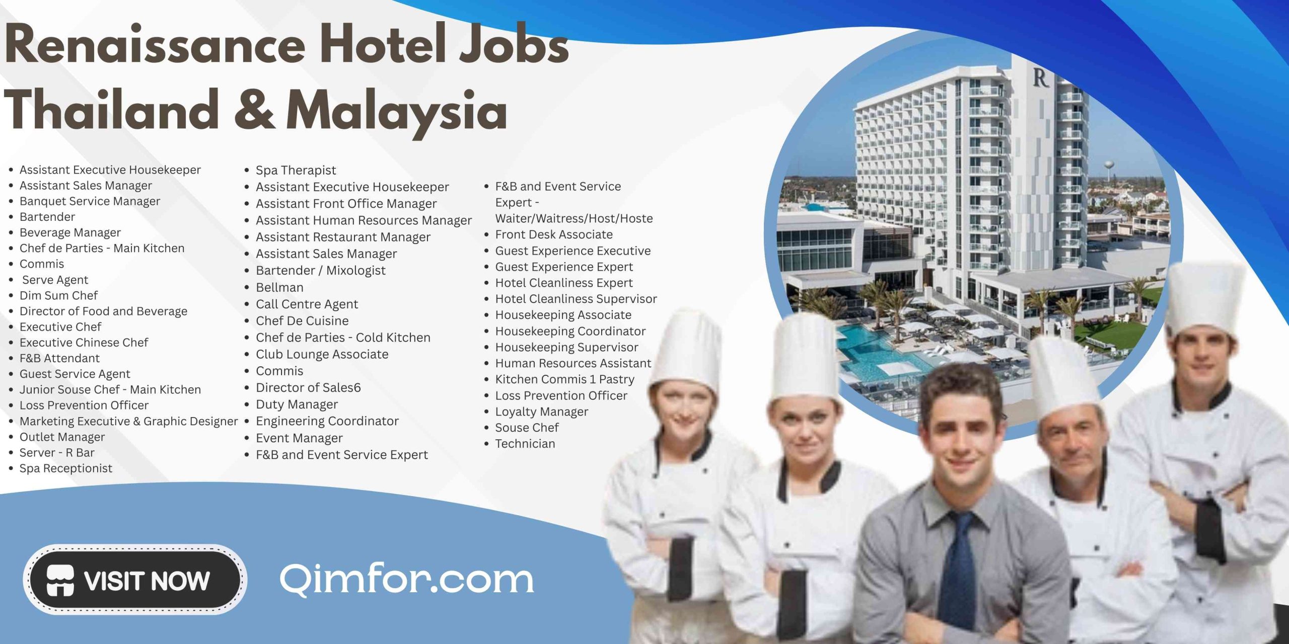 Renaissance Hotel Jobs Thailand & Malaysia