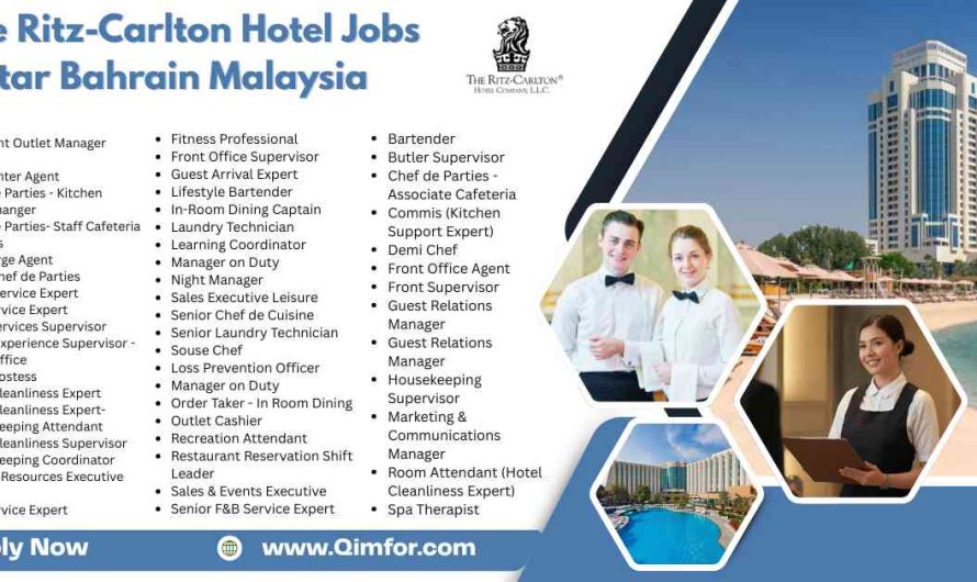 The Ritz-Carlton Hotel Jobs Qatar Bahrain Malaysia