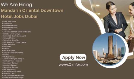 Mandarin Oriental Downtown Hotel Jobs Dubai