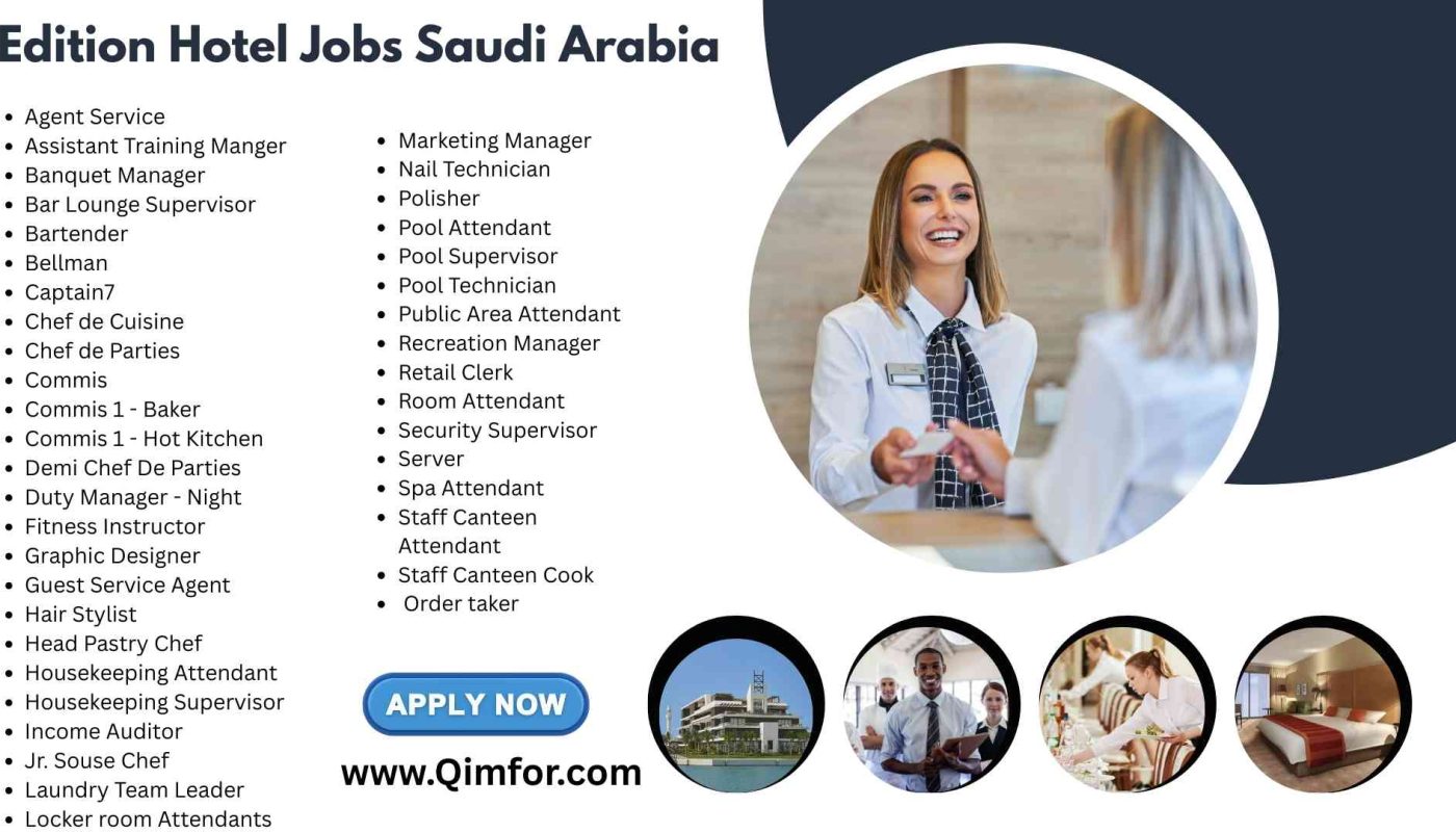 Edition Hotel Jobs Saudi Arabia