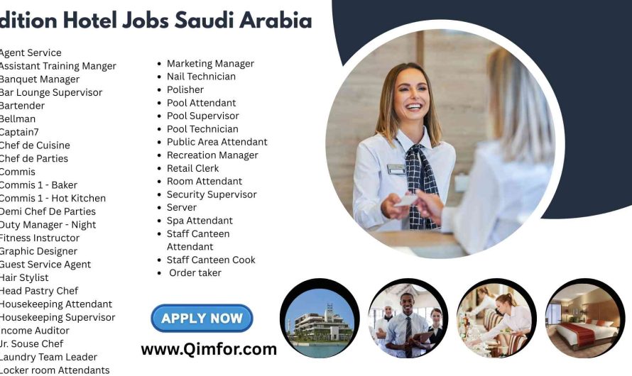 Edition Hotel Jobs Saudi Arabia