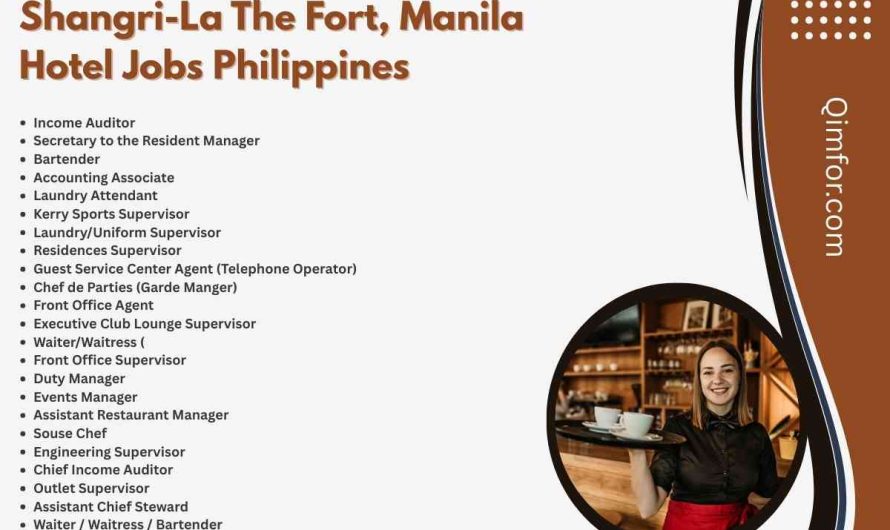 Shangri-La The Fort, Manila Hotel Jobs Philippines