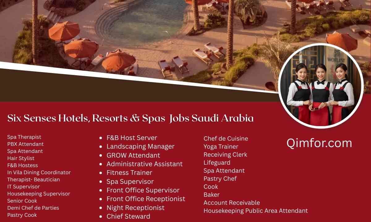 Six Senses Hotel Jobs Saudi Arabia
