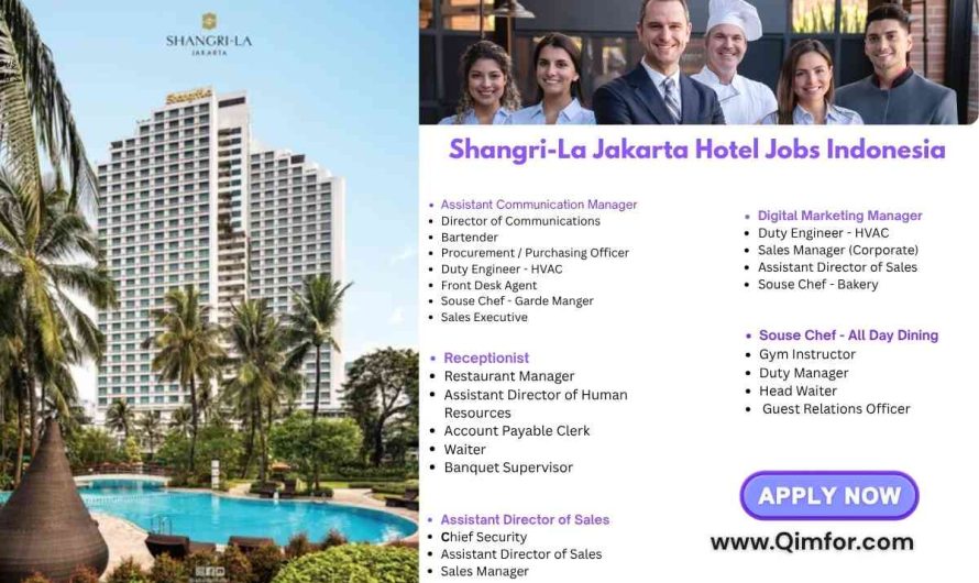 Shangri-La Jakarta Hotel Jobs Indonesia