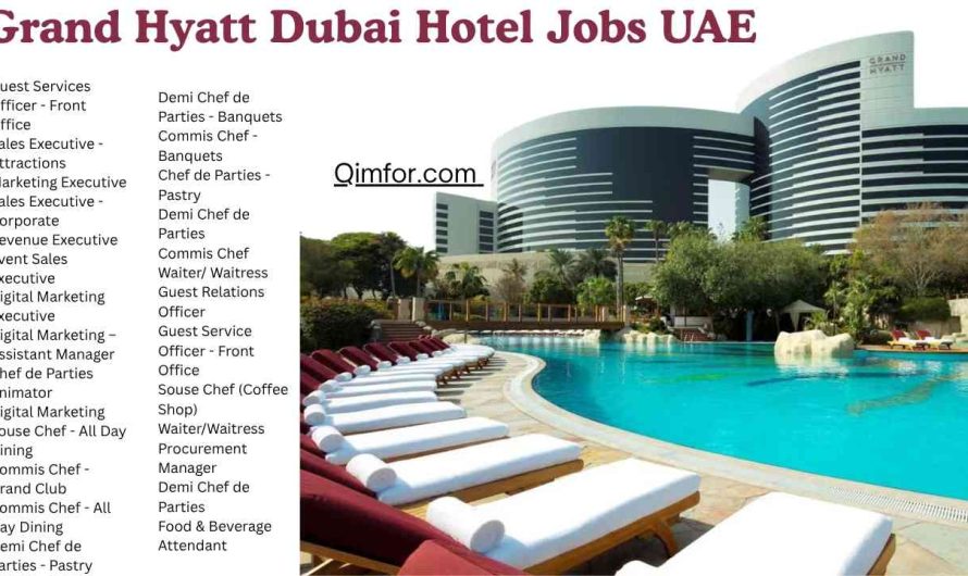 Grand Hyatt Dubai Hotel Jobs UAE