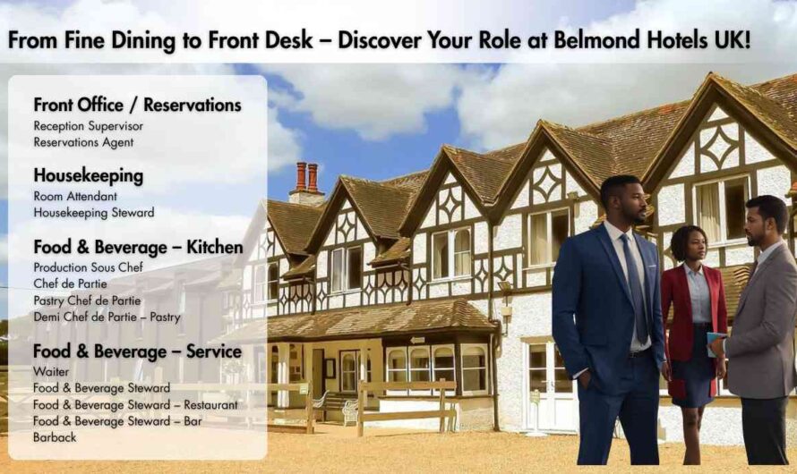 From Fine Dining to Front Desk – Discover Your Role at Belmond Hotels UK!