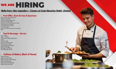 Make Every Stay Legendary – Careers at Costa Navarino Hotels, Greece!