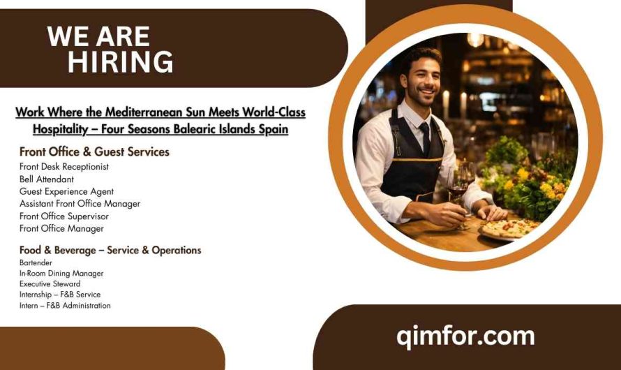 Work Where the Mediterranean Sun Meets World-Class Hospitality – Four Seasons Balearic Islands Spain