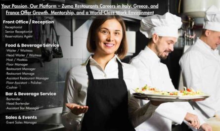 Your Passion, Our Platform – Zuma Restaurants Careers in Italy, Greece, and France Offer Growth, Mentorship, and a World-Class Work Environment