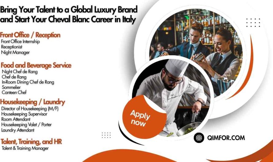 Bring Your Talent to a Global Luxury Brand and Start Your Cheval Blanc Career in Italy