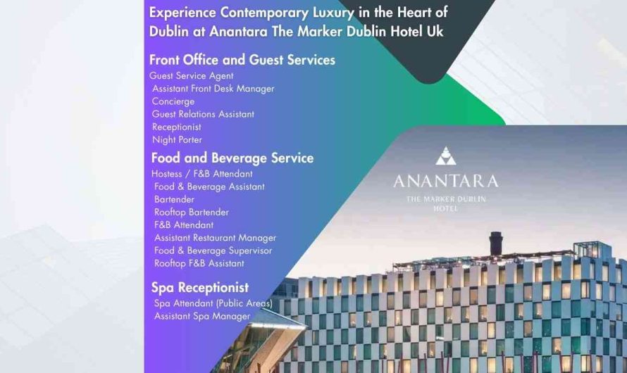 Experience Contemporary Luxury in the Heart of Dublin at Anantara The Marker Dublin Hotel Uk, and Enjoy Unrivaled Luxury at Dublin’s Premier Anantara Hotel.