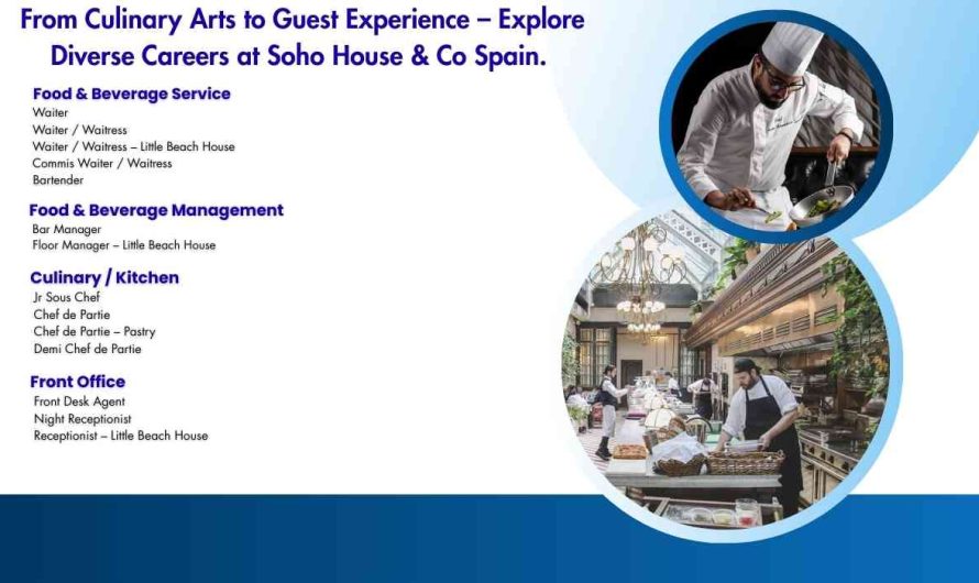 From Culinary Arts to Guest Experience – Explore Diverse Careers at Soho House & Co Spain.