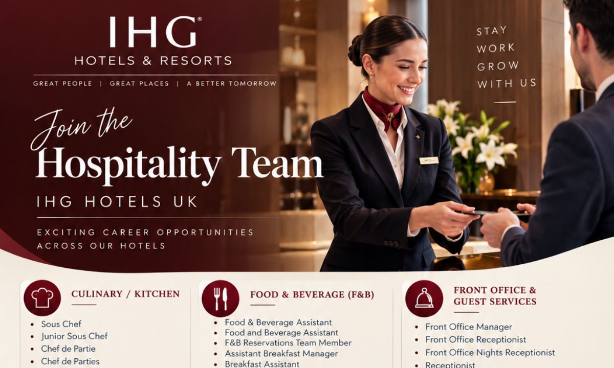 IHG Hotels UK – Join the Hospitality Team